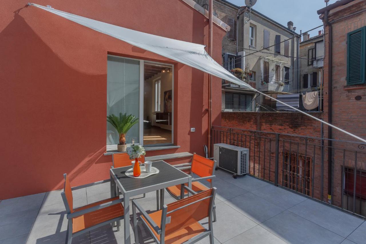 Ferrara Casa Dell'Archivolto Con Garage Apartment Exterior foto